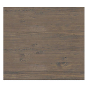 English Elm Ela Handcrafted Solid Wood End Table in Smoky Brown Finish with Drawer & Open Shelf, 18"x20" B136P203477