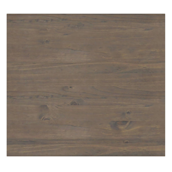 English Elm Ela Handcrafted Solid Wood End Table in Smoky Brown Finish with Drawer & Open Shelf, 18"x20" B136P203477