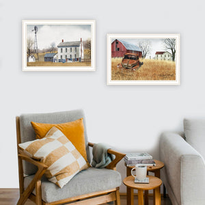 English Elm Trendy Decor 4u Billy Jacobs Folk Art 2 Piece Framed Set Farmhouse Wall Prints B067P254117