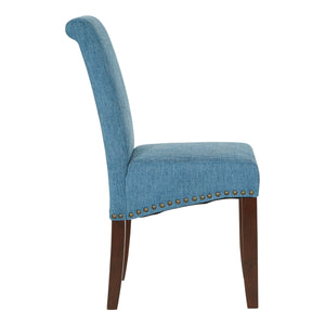 OSP Home Furnishings Parsons Dining Chair Navy Fabric