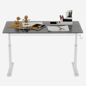 English Elm Adjustable Study Desk For All Ages – Compact, Height-Adjustable, Multi-Use Desk For Home & Office W1935P338370