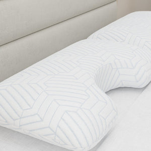 English Elm Fria Ergonomic Cooling Pillow with Italian Foam Core and Phase Change Sleep Technology B047P387679