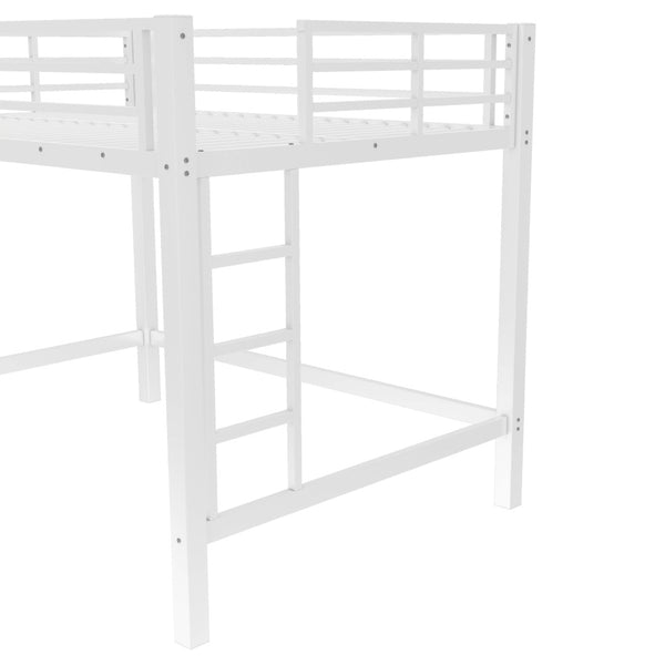 English Elm Twin Floor Bed Solid Pine Frame with Guardrails and Door for Safe Kid Sleep W1580P435707