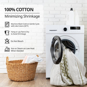 English Elm 1 Pcs Soft Green Cotton Curtain Panel, 50X95", Textured Chenille Stripe, Lined For Light Control B035P319831