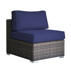 English Elm Fully Assembled Rattan Wicker Lounge Set For 4 – Stylish, Durable & Weather-Resistant Outdoor Comfort B120S00006