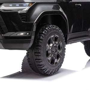 English Elm Lexus Gx550 Two Seat Kids Ride on with 24v Power Remote Control and Suspension Black W1578P416226