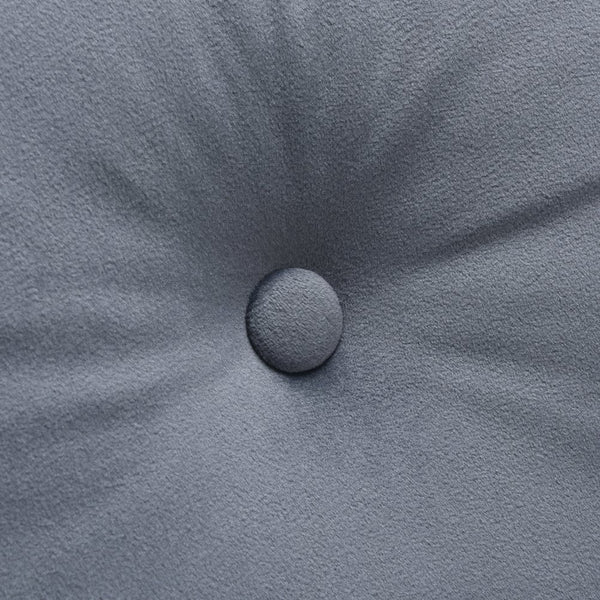 English Elm Upholstered Velvet Accent Chair and Ottoman with Storage, Tufted Design, 6-Level Adjustable Backrest Dark Gray T3623P411376