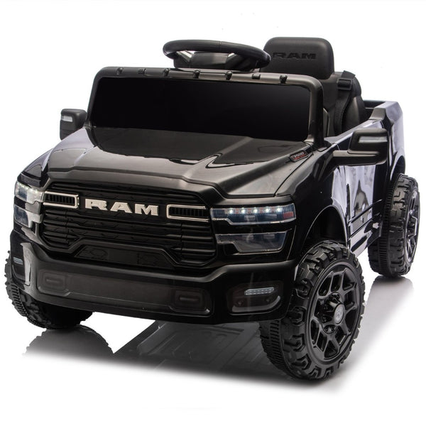English Elm Licensed Dodge Ram 3500 12v Kids Ride on Truck with Parental Remote and Rear Suspension W1578P346247