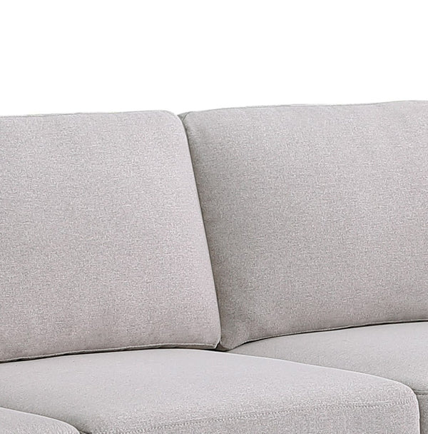 English Elm Sabbia Low Profile Linen Loveseat with Pocket Coil Cushions for Modern Living Rooms B2749S00068