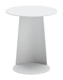 Sunny Isles Side Table White 704020 Zuo Modern