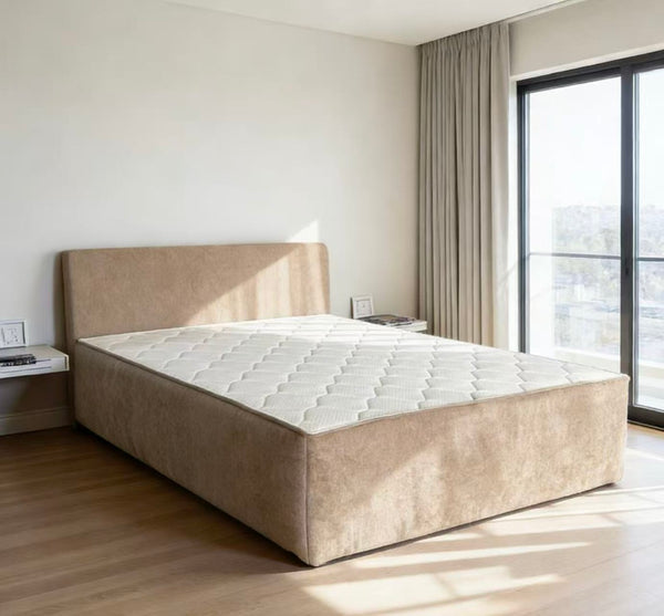 English Elm Compressible Chenille Floor Bed with Pocket Spring Support for Studio Apartment Lounging W3955P421518