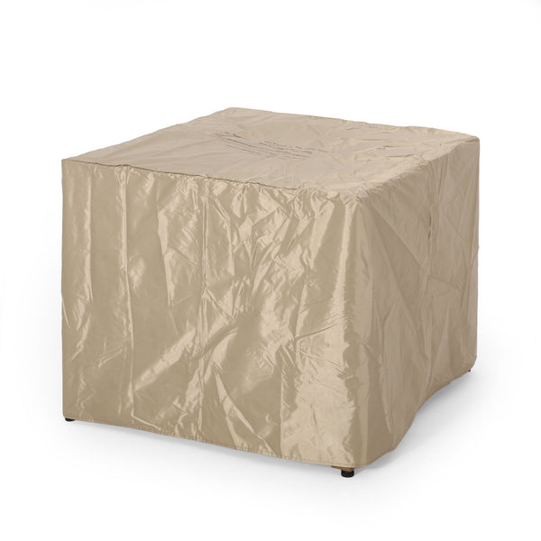 English Elm Christopher Knight Home® - Outdoor 31" WPC Base Square Propane Fire Pit with 40,000 BTU Lightweight Concrete Top & Tank Space Brown 69741.00WPCBRNBSE-40K_69741.00TOP-40K