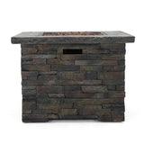 Christopher Knight Home® - Noble House - Blaeberry Outdoor Square Fire Pit