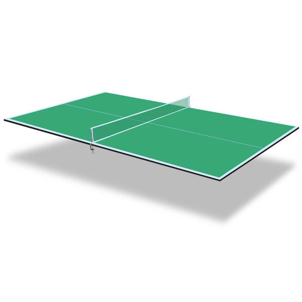 English Elm 8.5ft Regulation Ping Pong Conversion Top Foldable Mdf Surface for Game Rooms Green W1408P401725