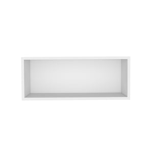English Elm Wall Engineered Wood Cabinet with Single Door and Two Shelves for Kitchen Storage, Modern Durable Design White 31.1 L x 14.17 W x 4.33 H B097P250899