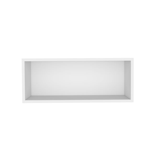English Elm Wall Engineered Wood Cabinet with Single Door and Two Shelves for Kitchen Storage, Modern Durable Design White 31.1 L x 14.17 W x 4.33 H B097P250899
