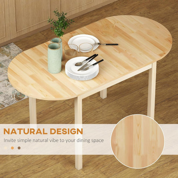 English Elm Dfw Solid Pine Drop Leaf Dining Table Expandable Space Saving Design for Small Homes W2301P425832