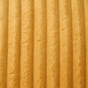 English Elm 79 Corduroy Sofa Bed Foldable Double Convertible Sleeper with Folding Armrests for Compact Living Rooms Yellow W2290P250581