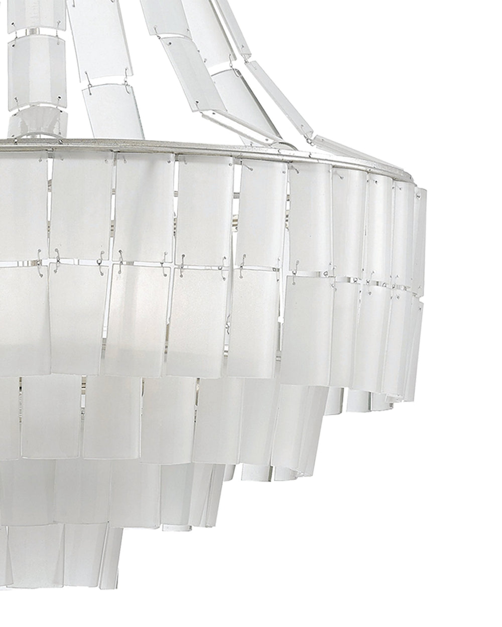 Currey & Company Vintner Recycled Glass Chandelier with Wrought Iron Frame for Dining Room Ambiance 9000-0159
