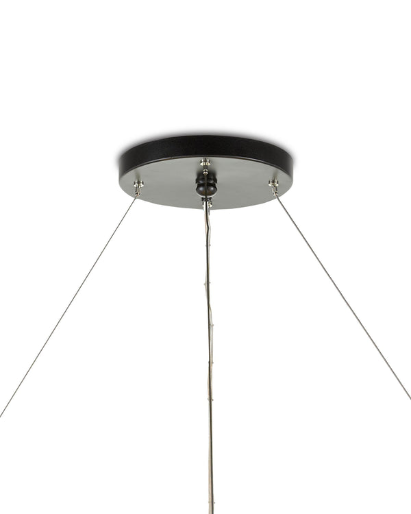 Currey & Company Portmeirion Abaca Rope Ring Chandelier 12 Light Nautical Coastal Ceiling Fixture 9000-0805