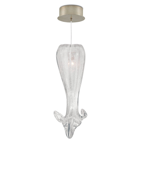 Currey & Company Calmar Handcrafted Venetian Art Glass Bubble Pendant Light for Kitchen or Entryway 9000-1368