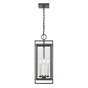 Gladwyn 8.25'' Wide 3-Light Outdoor Pendant - Matte Black 90004/3 Elk Lighting