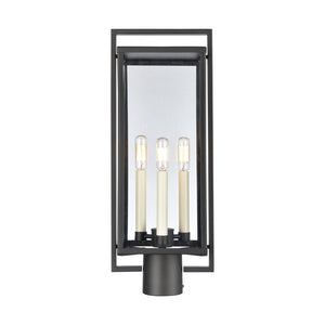 Gladwyn 21.5'' High 3-Light Outdoor Post Light - Matte Black 90005/3 Elk Lighting