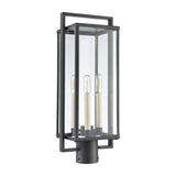 Gladwyn 21.5'' High 3-Light Outdoor Post Light - Matte Black 90005/3 Elk Lighting