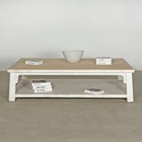 Lilys Amalfi Two Tones Coffee Table Antique Off White 67X43X18 -10% Discount 9001-L