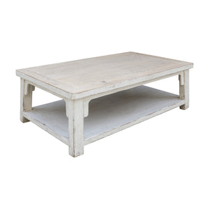 Lilys Amalfi Two Tones Coffee Table Antique Off White 67X43X18 -10% Discount 9001-L