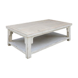 Amalfi Two Tones Coffee Table Antique Off White 67X43X18 -10% Discount