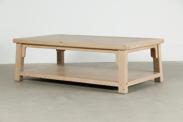 Lilys Amalfi Coffee Table Weathered Natural 55X32X18 9001NA-S