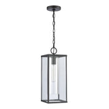 Augusta 7'' Wide 1-Light Outdoor Pendant - Matte Black 90013/1 Elk Lighting