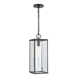 Augusta 7'' Wide 1-Light Outdoor Pendant - Matte Black 90013/1 Elk Lighting