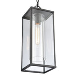 Augusta 7'' Wide 1-Light Outdoor Pendant - Matte Black 90013/1 Elk Lighting