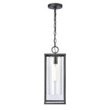 Augusta 7'' Wide 1-Light Outdoor Pendant - Matte Black 90013/1 Elk Lighting