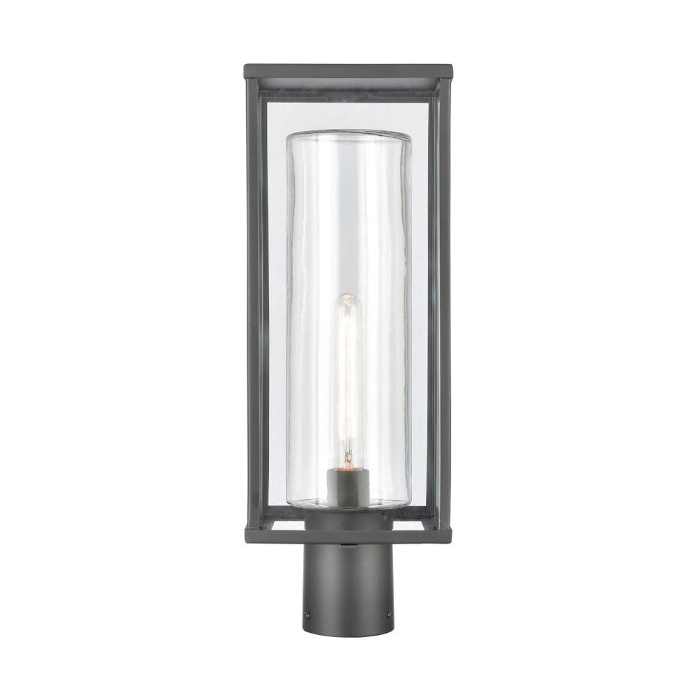 Augusta 19.75'' High 1-Light Outdoor Post Light - Matte Black 90014/1 Elk Lighting