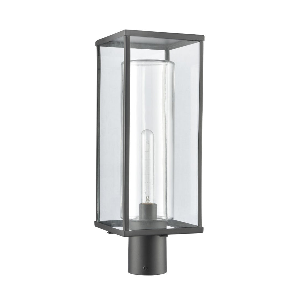 Augusta 19.75'' High 1-Light Outdoor Post Light - Matte Black 90014/1 Elk Lighting