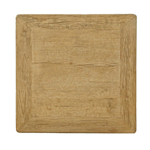 Lilys Amalfi Two Tones Side Table Antique Off White 22X22X24H 9002