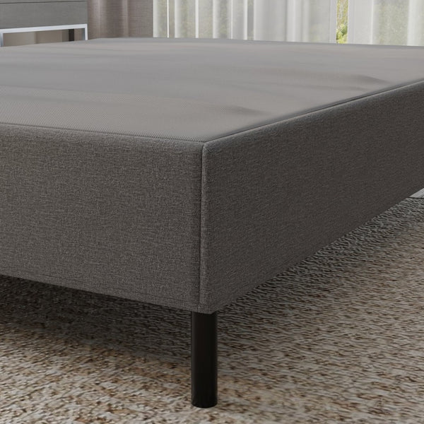 English Elm Knock Down Full Size Mattress Foundation with 1000 Lb Support and Tool Free Setup B337P335246