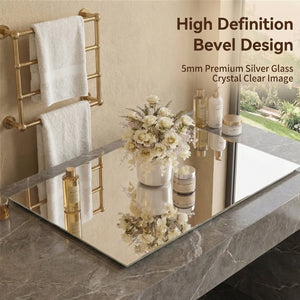 English Elm 65" Arch Full Length Wall Mirror with Dimmable Led Lighting for Bedroom or Entryway W2709P435572