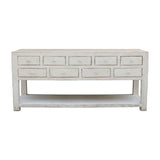 Lilys Amalfi Two Tones Sideboard Nine Drawers Antique Off White 75X18X33H 9005