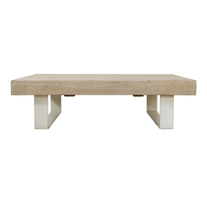 Lilys Amalfi Heritage Coffee Table With Off White Metal Leg 9006