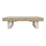 Lilys Amalfi Heritage Coffee Table With Off White Metal Leg 9006