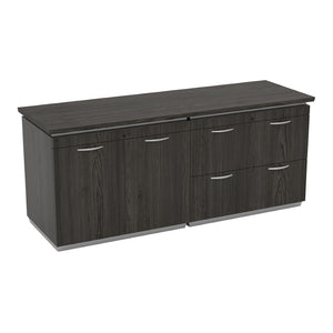 OSP Home Furnishings Tuxedo Lateral Filing Credenza with Laminate Finish for Executive Office Organization TUXSGW-TYP205