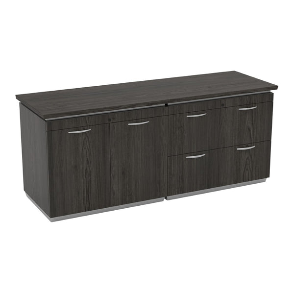 OSP Home Furnishings Tuxedo Lateral Filing Credenza with Laminate Finish for Executive Office Organization TUXSGW-TYP205
