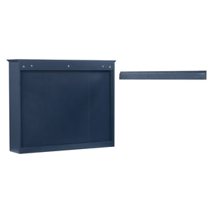 English Elm 36'' Modern Bathroom Vanity Set With Sink, Mirror & 6 Open Shelves - Stylish Storage Solution! N710S236006C