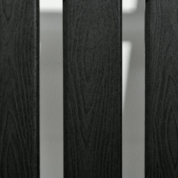 English Elm Outsunny All-Weather Rocking Chair - Rustic High Back, Oversized Seat, 350Lbs Capacity, Black Comfort W2225P217088-GIGA