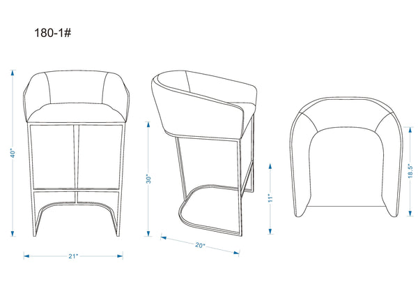 English Elm Louvre Metal Upholstered Barstool Cream — Gold Stainless Steel Cantilever Base, Swivel, Plush Seat B365P398453