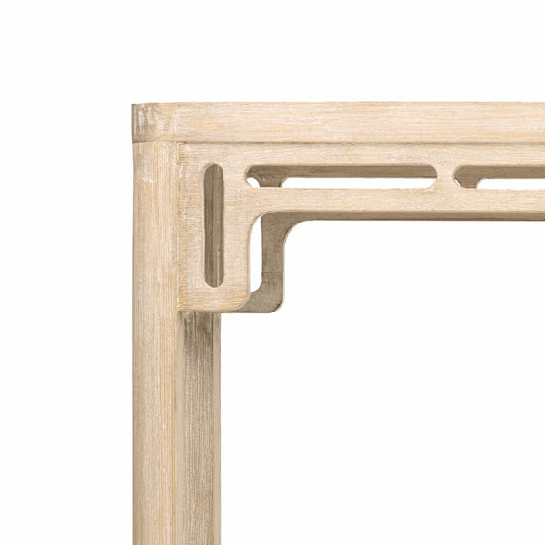 Lilys Peking Ming Arch Console Table Small Weathered Whitewash 9012-S